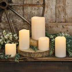 5/Set LED Bisque Candles