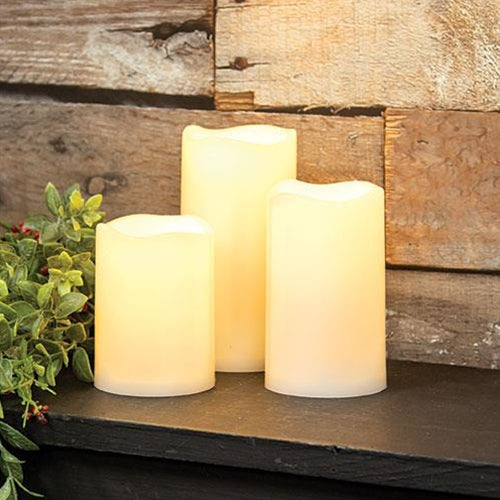 3/Set Soft Glow Flicker LED Candles