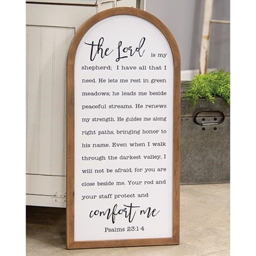 Psalm 23 Arch Sign