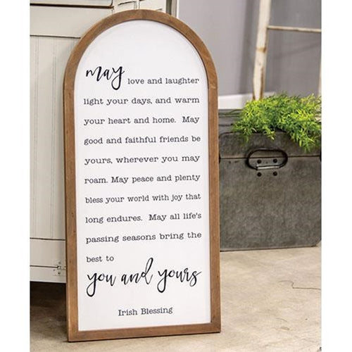 Irish Blessing Arch Sign