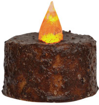 Burnt Mustard Timer Tealight