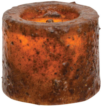 LED Votive - Burnt Mustard