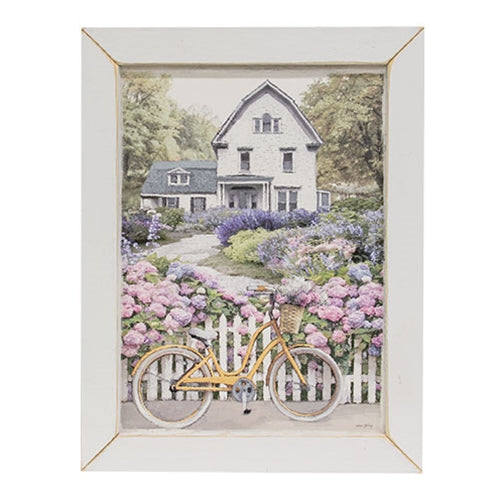 Farmhouse Flower Garden Framed Print