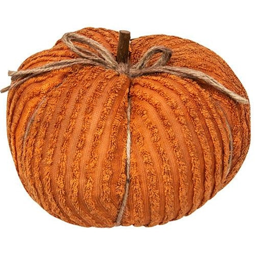 9-1/2" Orange Chenille Pumpkin