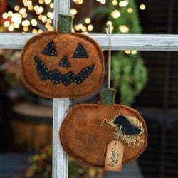 Live Simply Pumpkin Ornament