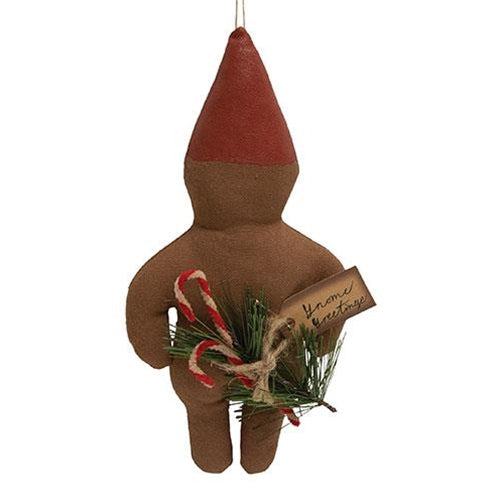 Gnome Greetings Gingerbread Ornament