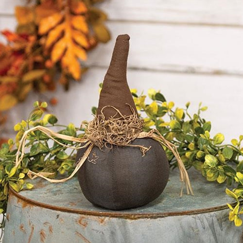 Primitive Black Pumpkin 4"