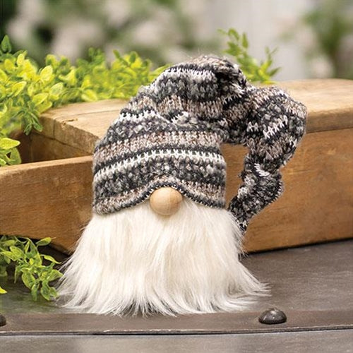 Small Winter Knit Hat Gnome