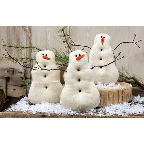 3/Set Little Snowmen