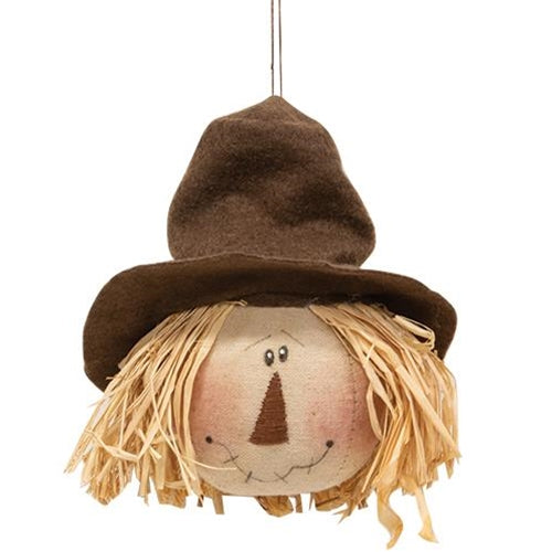 Scarecrow Head Ornament