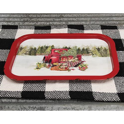 Red Truck Tray 13.5" x 9"