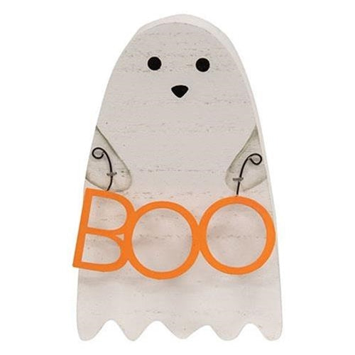 Boo Ghost Wood Sitter