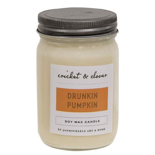 Drunken Pumpkin Soy Jar Candle 12oz