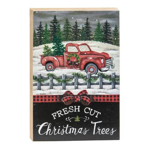 Fresh Cut Christmas Trees Block