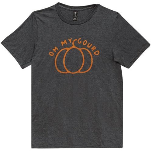 Oh My Gourd T-Shirt Heather Dark Gray Large