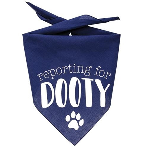 Reporting for Dooty Doggie Bandana