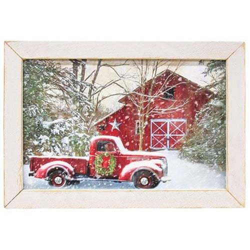 Pap's Truck Framed Print White Frame