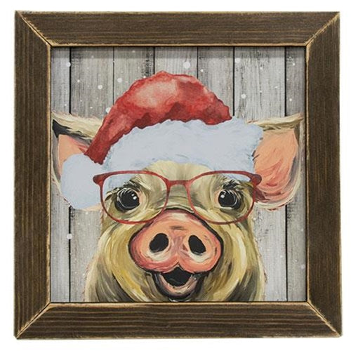 Holiday Ham It Up Framed Print