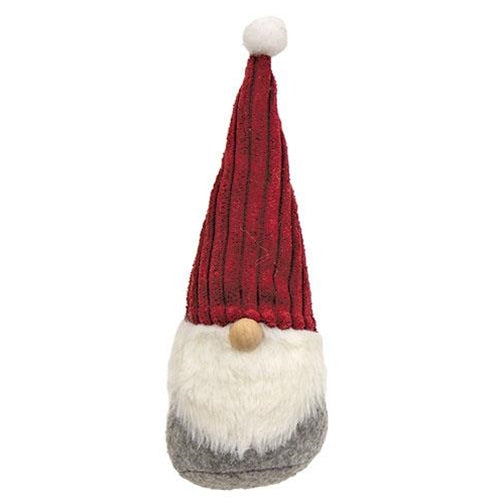 Corduroy Hat Fluffy Beard Gnome Sitter