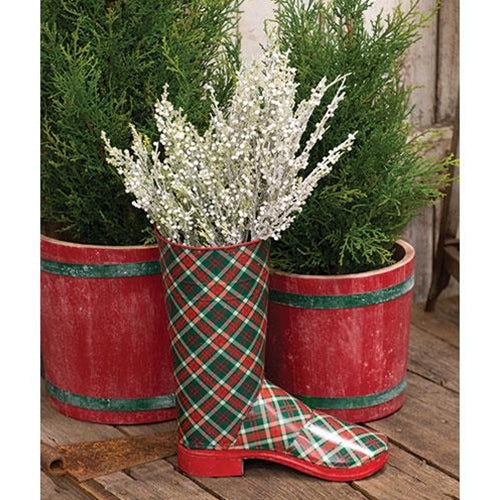 Tartan Tidings Metal Boot