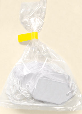 100/Pkg White String Tags