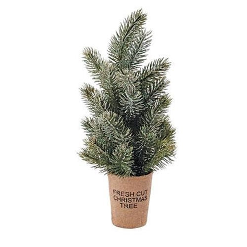 Lg Frosted Tree w/Paper Cup 3 asstd.