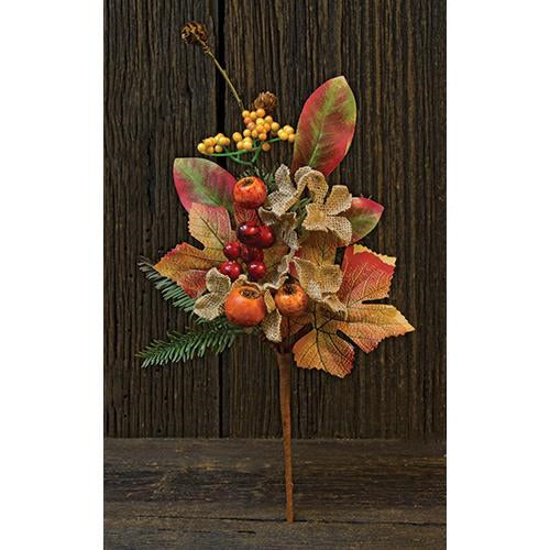 Burlap Crab Apple Pick