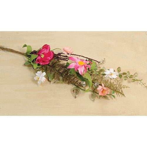 Pink Gardenia Spray 18"