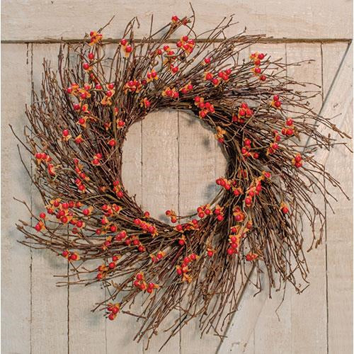 Country Bittersweet Wreath 22"