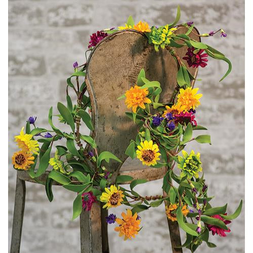 Mixed Prairie Daisy Garland 4Ft