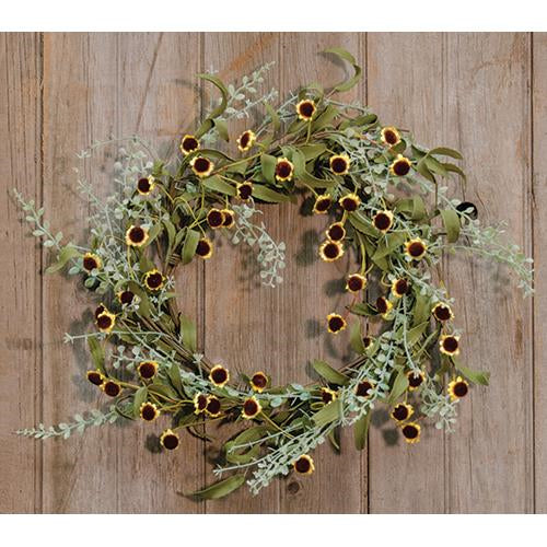 Bird's Eye Daisy Garden Wreath