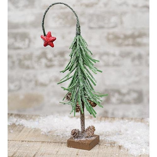 Snowy Shooting Star Mini Tree 12"