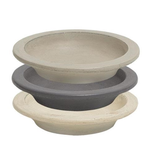 Stoneware Dish Cup 3 Asstd.