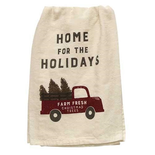 Home For The Holidays Dish Towel