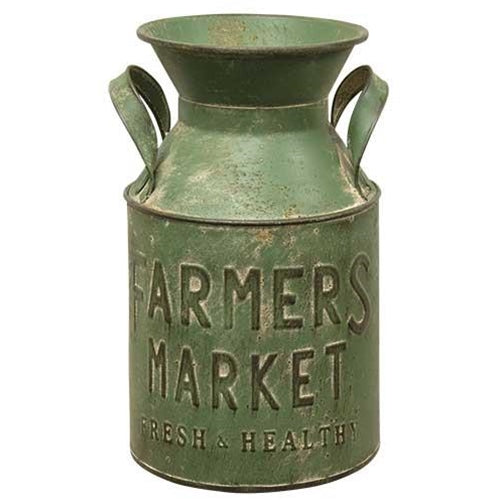 Farmers Market Milk Can