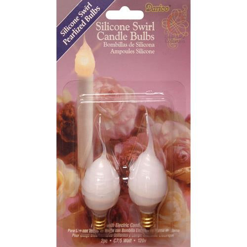 2/Pkg Pearlized Silicone Bulbs 5W