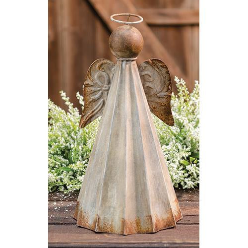 Distressed Metal Angel 11"