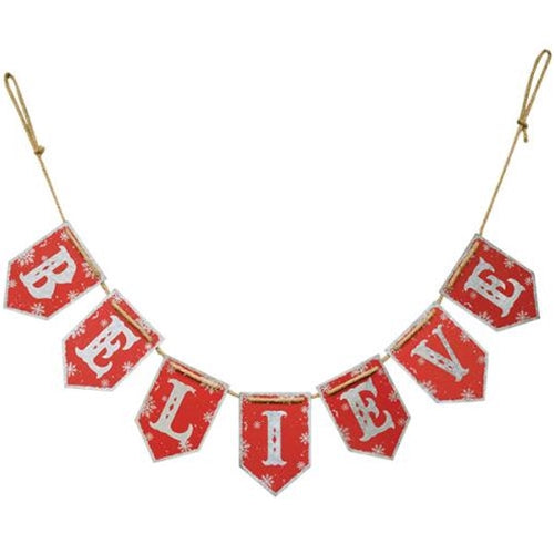 Believe Metal Garland