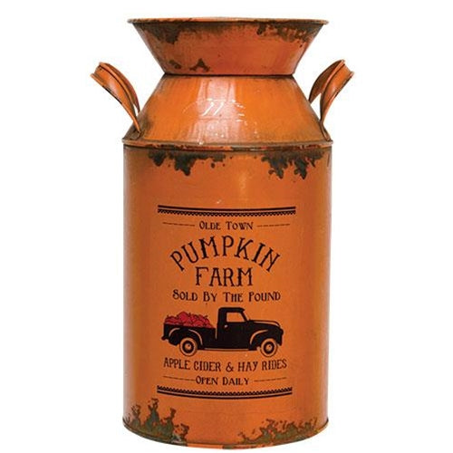 Pumpkin Farm Milk Can