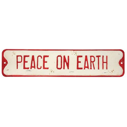 Peace on Earth Street Sign