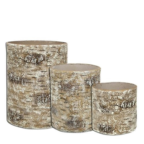 3/Set Birch Containers
