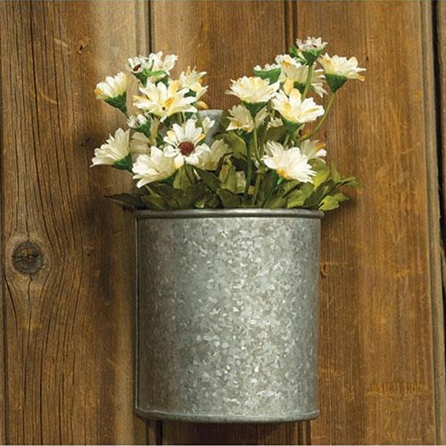 Galvanized Wall Planter